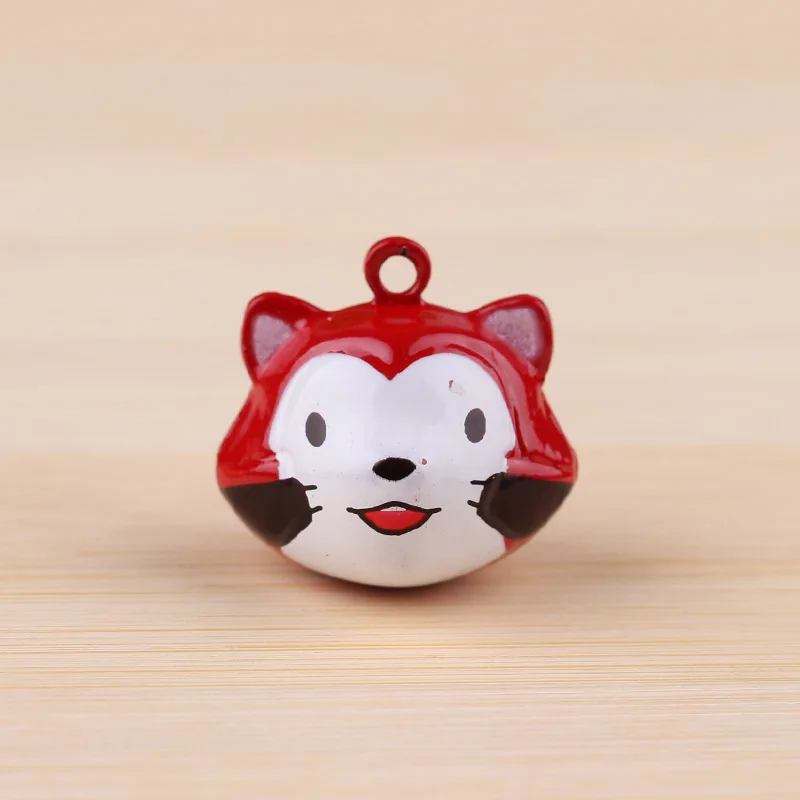 Number 8 Diy ювелирные аксессуары Мультфильм Pet колокольчик Сова смеющаяся лягушка брелок Лисичка аксессуары - Цвет: Number 8