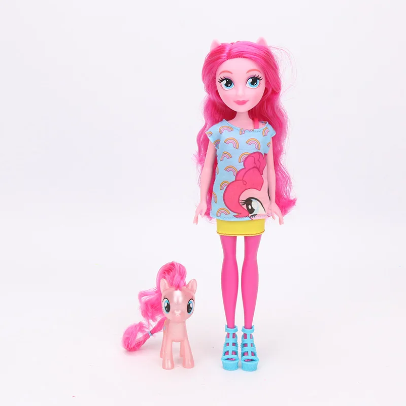 28 см игрушки My Little Pony Equestria Girls Twilight Sparkle ПВХ Набор фигурок Пинки Пай Коллекционная модель куклы игрушка подарок