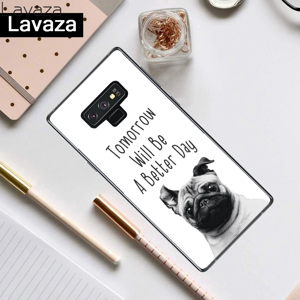 Лаваза 18FF Новый чехол из силикона с дизайном пса мопса и кошки для Samsung A3 A5 A6 Plus A7 A8 A9 A10 A30 A40 A50 A70 J6 2018 A10S A30S A50S