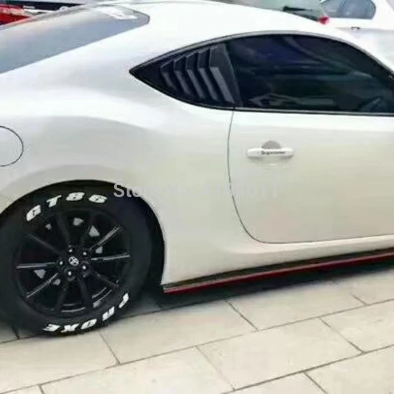 MONTFORD аксессуары для Toyota GT86 внешние углеродного волокна задний воздухозаборник, устанавливаемое на вентиляционное отверстие в салоне автомобиля крышка Стикеры декоративный Авто стиль, 2 предмета в комплекте