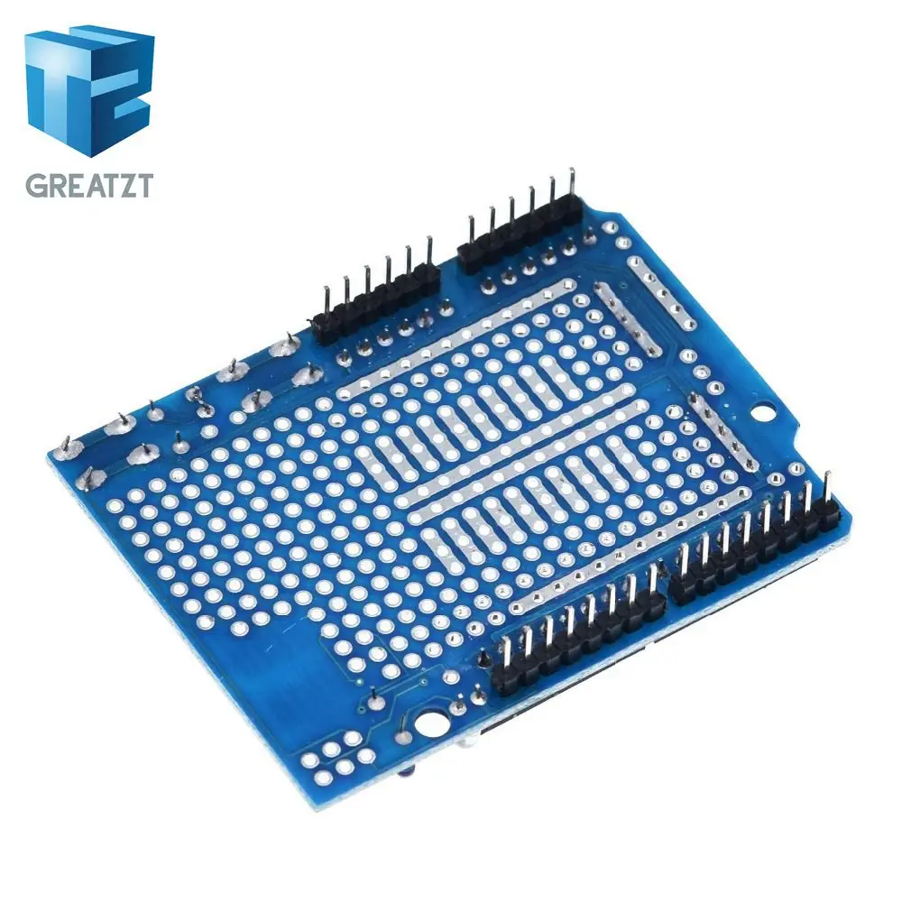 GREATZT 1 шт. UNO ProtoShield Прототип плата расширения с SYB 170 мини Макет основе для ARDUINO - Фото №1