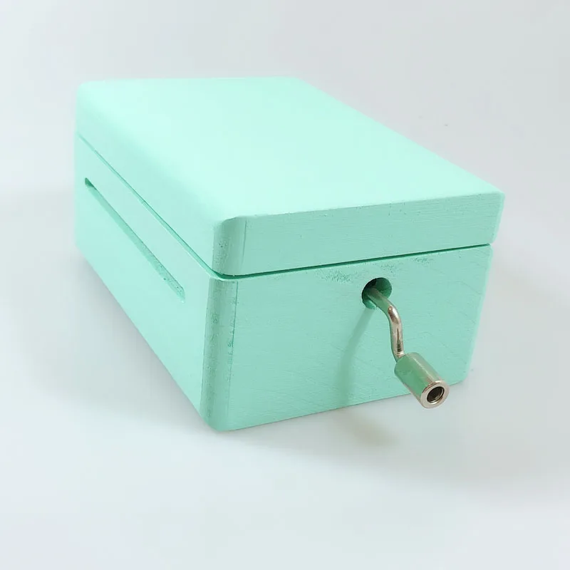 Бумажная полоса DIY Музыкальная Коробка, 30 нот рукоятка фото Музыкальная Коробка подарки для влюбленных, Заказная Выгравированная Музыкальная Коробка, персонализированный подарок
