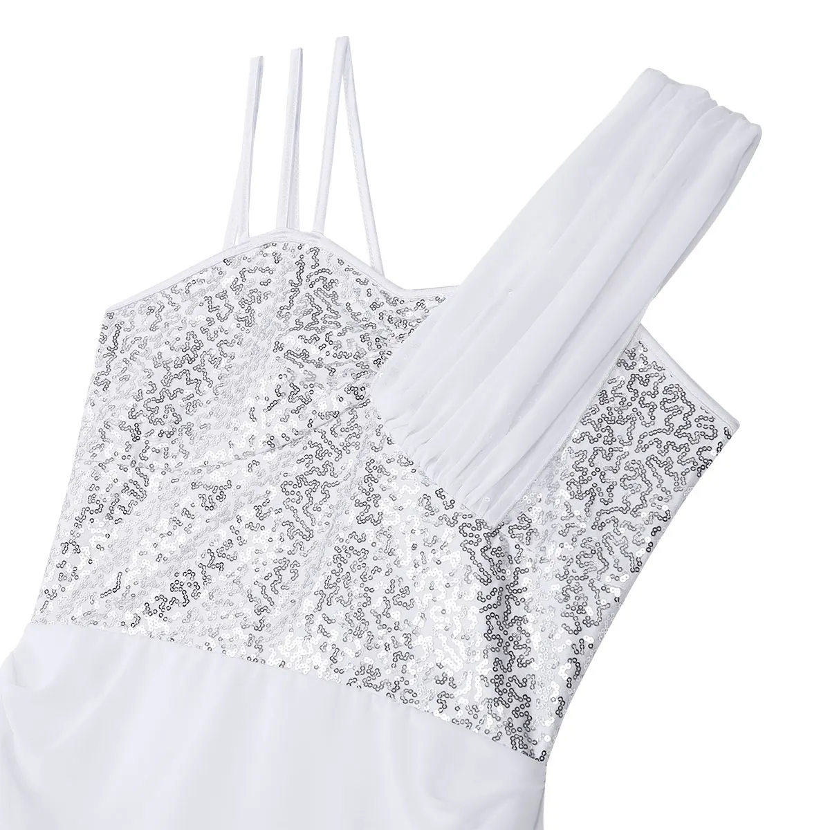 Женская одежда для балета взрослых и девушек на тонких бретельках без рукавов с