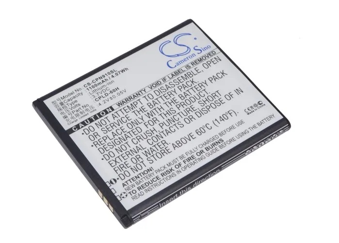 CPLD 60H батареи Cameron Sino 1100mAh Для Coolpad 8150 9100 N916 N930 U8150 W721|Аккумуляторы для мобильных