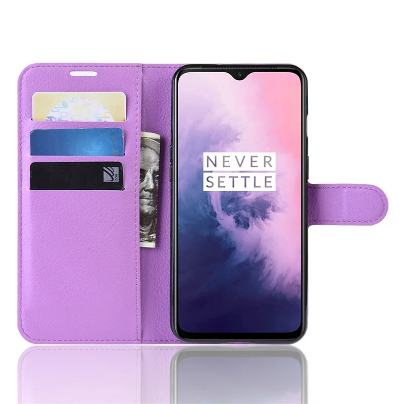Чехол для Oneplus 7 чехол 6 41 дюймов флип кошелек полный защитный корпус бампер