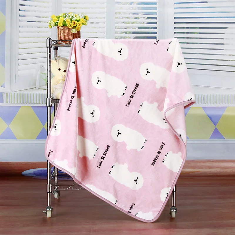 New 2019 Baby Blankets Newborn Cartoon Soft Comfortable Blanket Coral Fleece Bebe Swaddle Wrap Bedding Set 75*100cm Nap blanket | Мать и