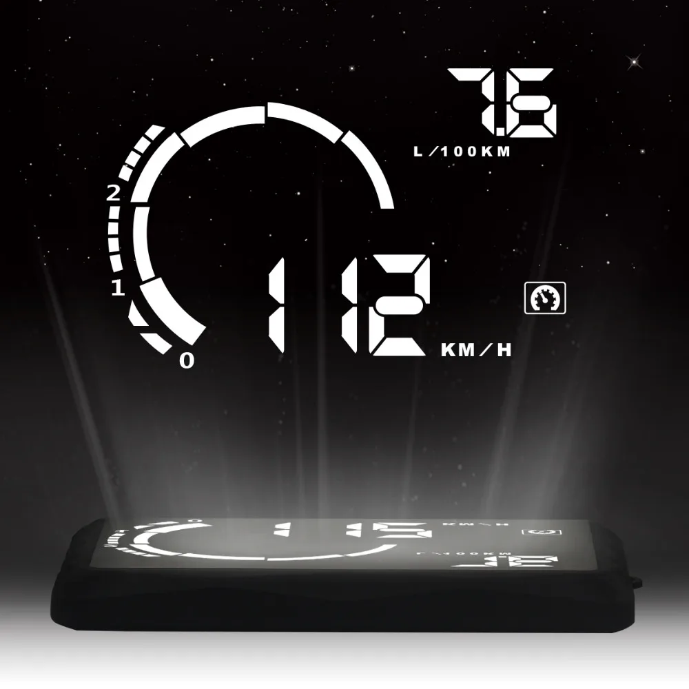 

V-checker H301 HUD Head Up Display OBD II сканер для автомобиля считыватель кодов неисправностей может диагностический инструмент для сканирования