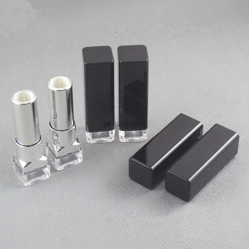 

200Pcs/Lot Black lipstick tube inner diameter 12.1mm 4g DIY lip balm tube cosmetic packaging container