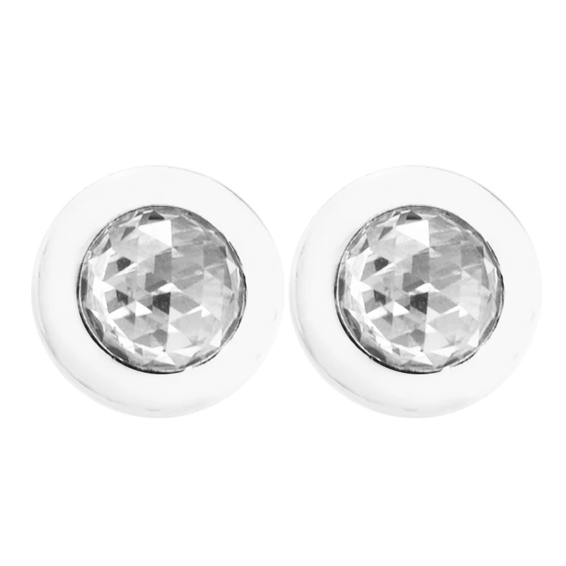 

Authentic 925 Sterling Silver Earrings Radiant Signature Stud Earrings for Women Party Gift Brincos Pendientes Wholesale