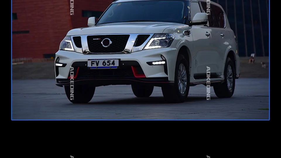AKD автомобильный Стайлинг Головной фонарь для Nissan Patrol фары 2012- Tourle Y62 светодиодный фонарь DRL динамический сигнал Hid биксеноновый луч