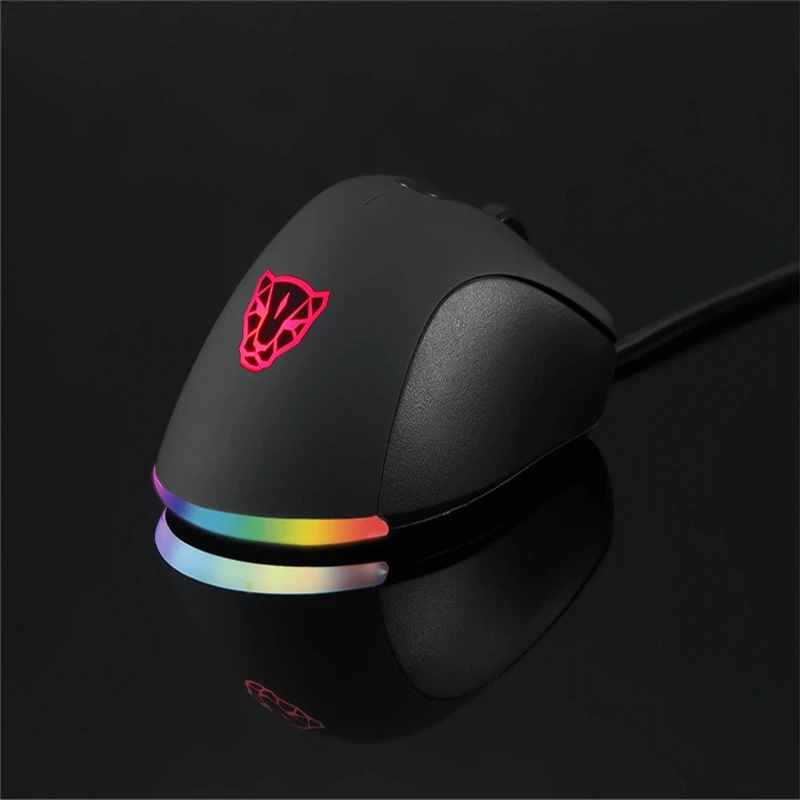Мышь Raton USB Motospeed V100 Проводная 6200DPI RGB игровая светодиодный мышь профессиональная