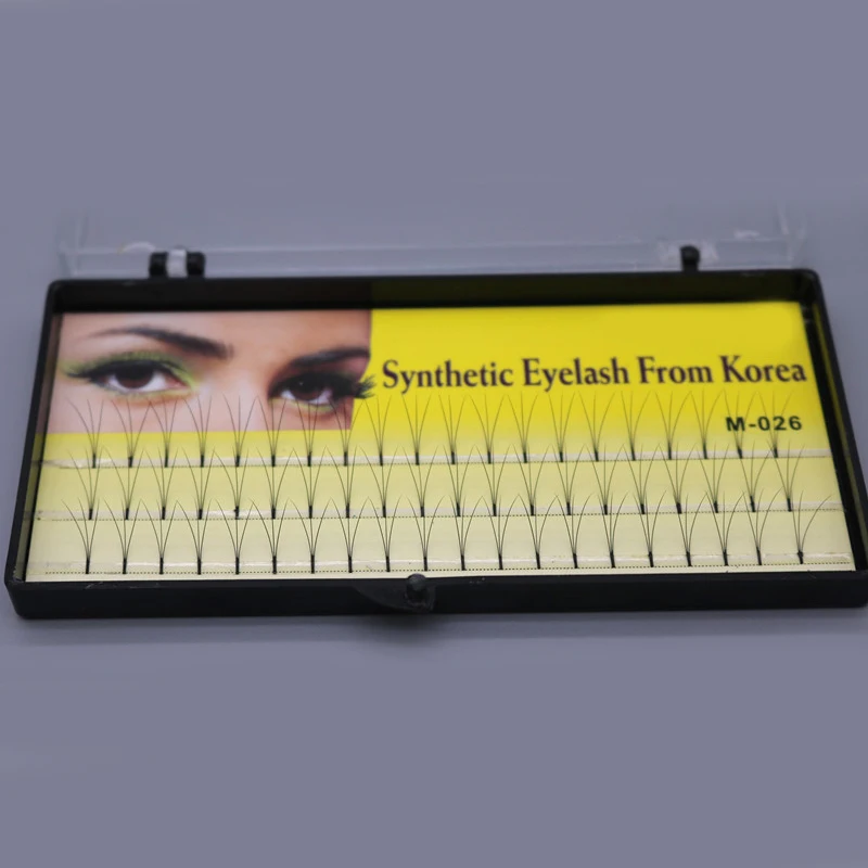 

High Quality Very Light Natural False Eyelash Trays Personal Grafting Individual Lashes Cruelty Free Soft 3P Cluster Eyelash