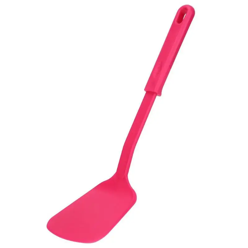 Kitchen utensils E Силиконовая посуда антипригарная кухонная утварь с ручкой из нержавеющей стали - Цвет: Kitchen utensils E