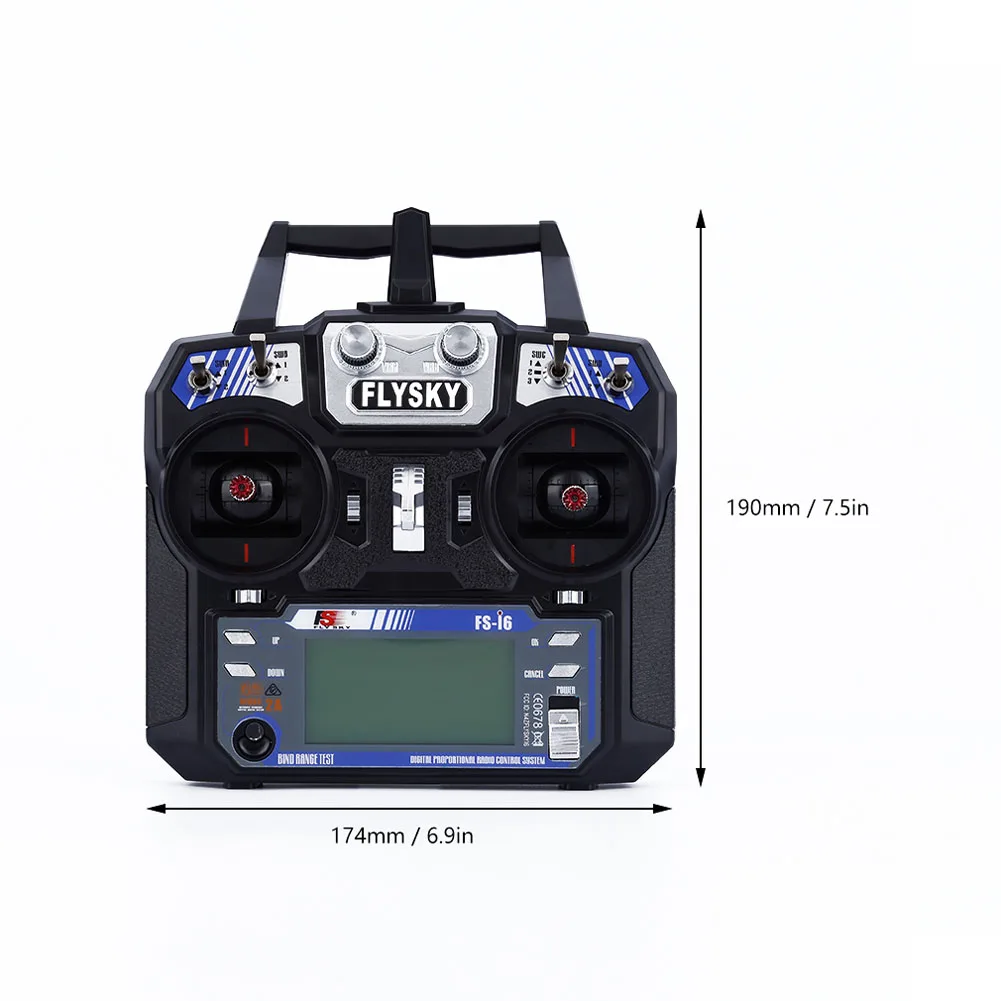 FlySky FS i6 2 4G 6CH AFHDS RC передатчик со стандартным приемником для самолета Heli UAV