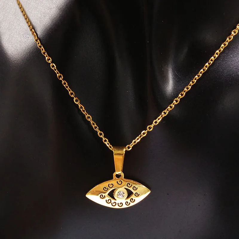 2019 Модные наборы из нержавеющей стали Lucky Eye для женщин турецкие ювелирные