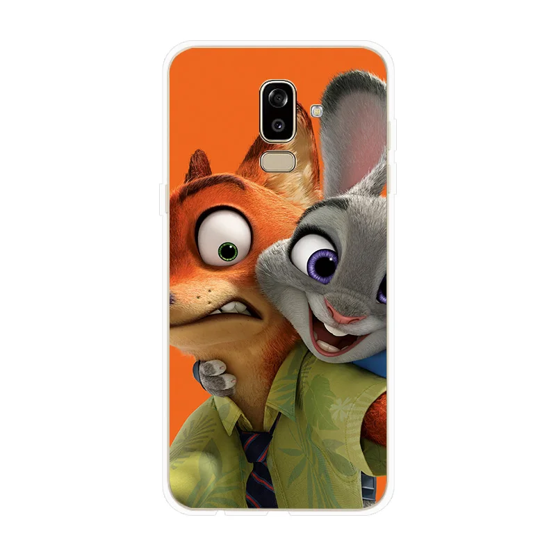 Phone Case For Samsung Galaxy J4 J6 J8 2018 J2 Pro Cover Rabbit Pikachu J1 J3 J5 J7 Prime 2017 2016 2015 |