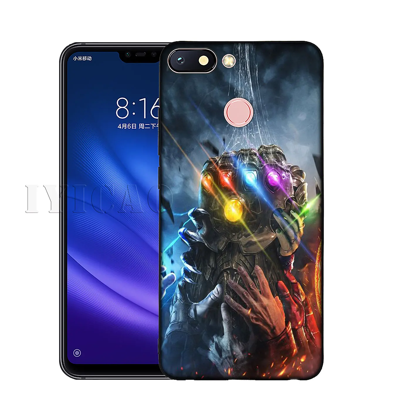 IYICAO Мягкий силиконовый чехол Мстители танос Марвел для Xiaomi Redmi K20 8A 7A 6A 5A S2 4X 4A GO Note 8