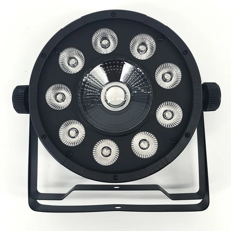 8 шт./лот Быстрая доставка LED Fat Par 9X10W + 1X30W Led Light RGB 3IN1 светодиодная сценическая