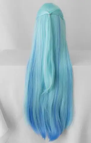 Wig KonoSuba: Божье благословение на этот чудесный мир! Аква косплей костюм Девушки Наряд весь набор для Хэллоуина Карнавал Вечерние - Цвет: Wig