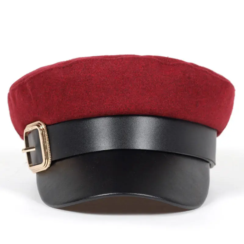 wine red VORON для женщин и мужчин модные береты кепки унисекс Зимние теплые шапки женские новые береты уличный стиль крутые шапки для мужчин - Цвет: wine red