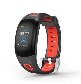 Red TEZER DM11 умный браслет IP68 водонепроницаемый браслет монитор сердечного ритма шагомер фитнес дисплей цветной ЖК-экран для iOS Android - Цвет: Red
