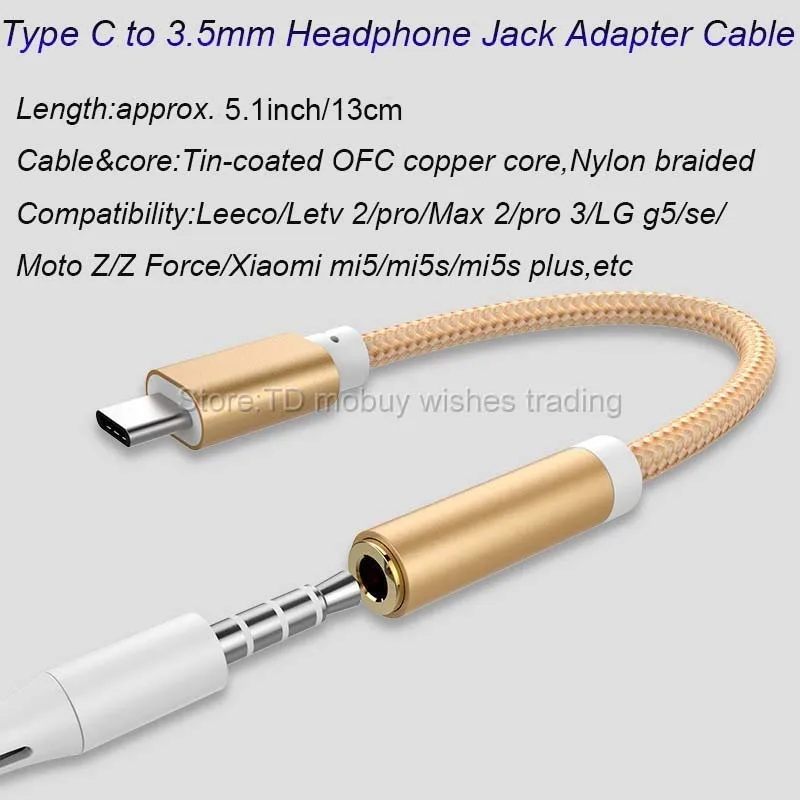 Usb Тип с разъемами типа c и 3,5 мм Jack с разъемом подачи внешнего сигнала Aux Тип Кабеля C мужчина к 3,5 мм гнездовой разъём наушников Jack адаптер для Nokia 7,1 Plus Leeco Le 2 LG G7