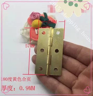 Золотой 2-дюймовый деревянный шкаф дверь книжного шкафа шарнир антикварная