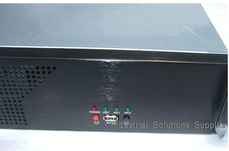 Новый короткий 2U компьютерный чехол промышленный серверный экран 3 вентилятора