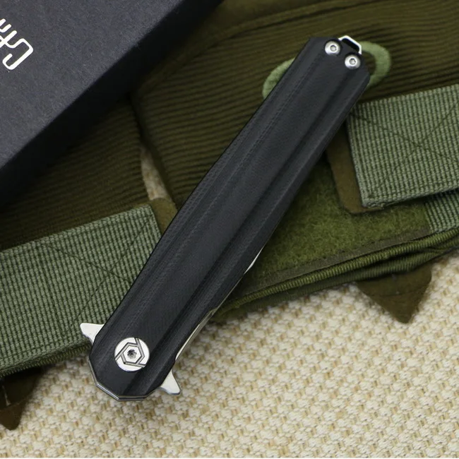CH3505-B CH нож 35005-G10 Флиппер складной нож D2 лезвие G10 ручка Открытый Отдых Охота pocke Фруктовые Ножи EDC инструменты выживания - Цвет: CH3505-B