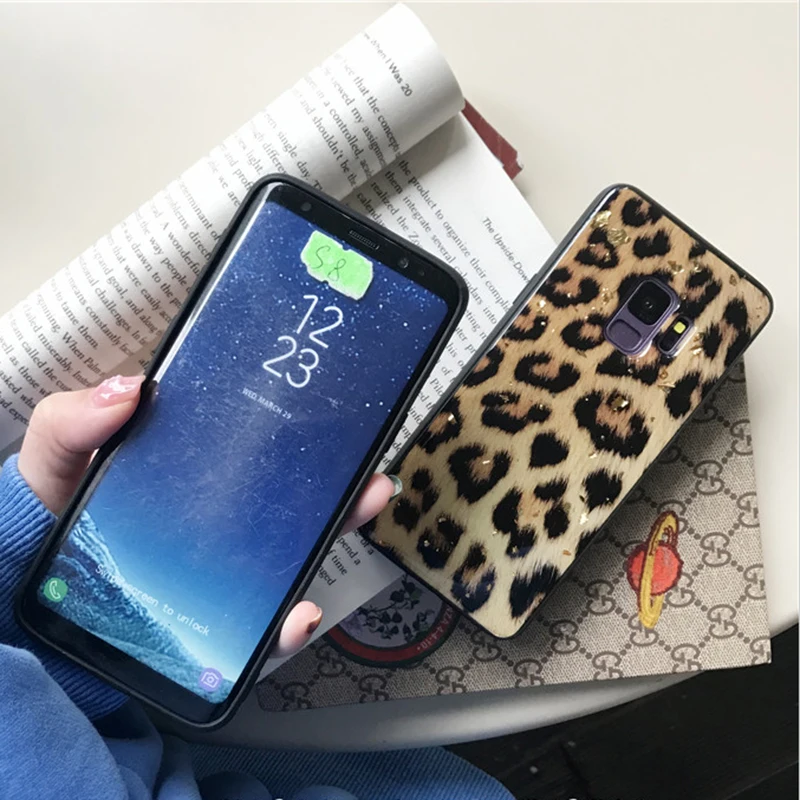 YHBBCASES модный сексуальный леопардовый чехол для телефона Samsung Galaxy S8 S9 S10 Plus мягкие