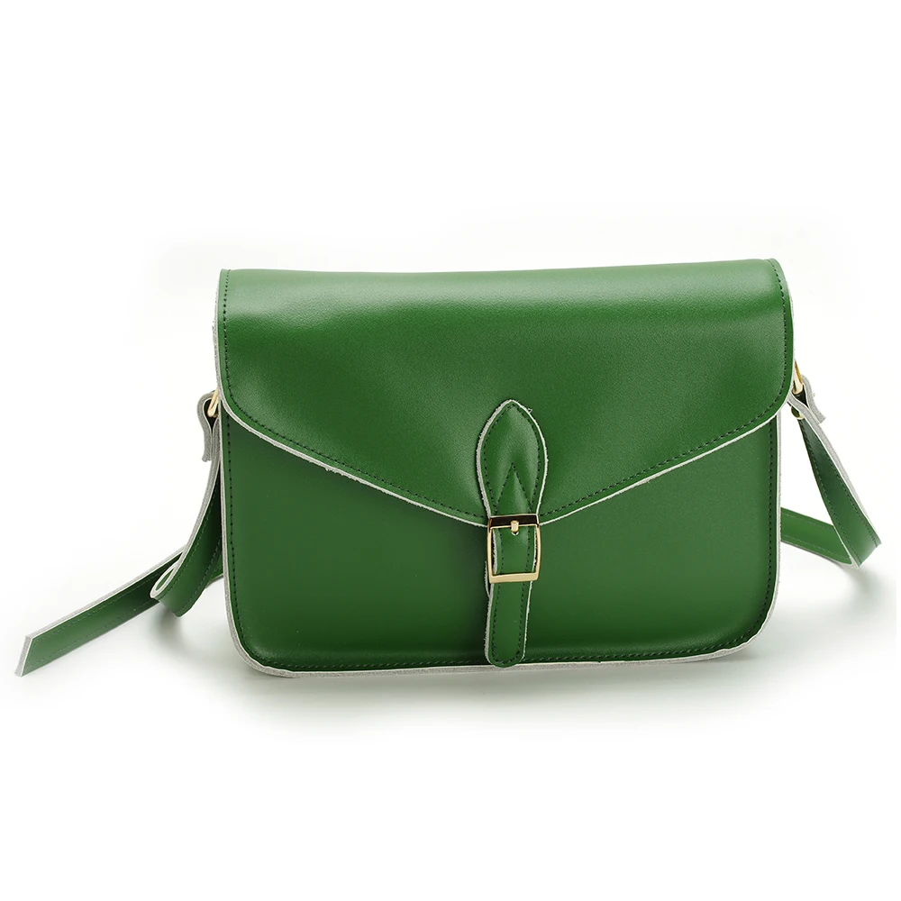 Кожаные сумки сумка почтальон для отдыха диагональная винтажная маленькая