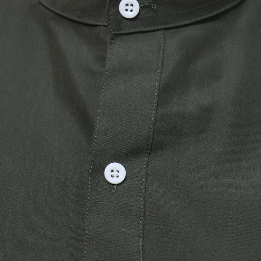 Feitong S~ 2XL мужские рубашки хлопковая блузка мягкого силуэта с длинным рукавом Осень Лето Повседневный Топ Блузка Рубашки мужские деловые рубашки