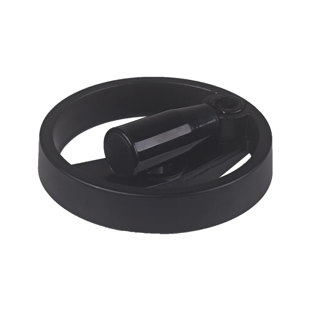 Black 100 x 12mm Solid Milling Machine Folding Handle Inside Ripple Aluminum Hand Wheel | Инструменты