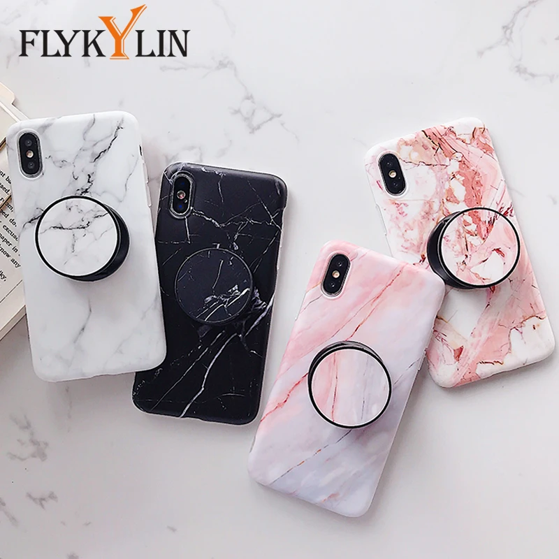 Чехол FLYKYLIN с мраморным рисунком для iphone X XR XS Max чехол 12 11 Pro 6 S 7 8 Plus задняя крышка