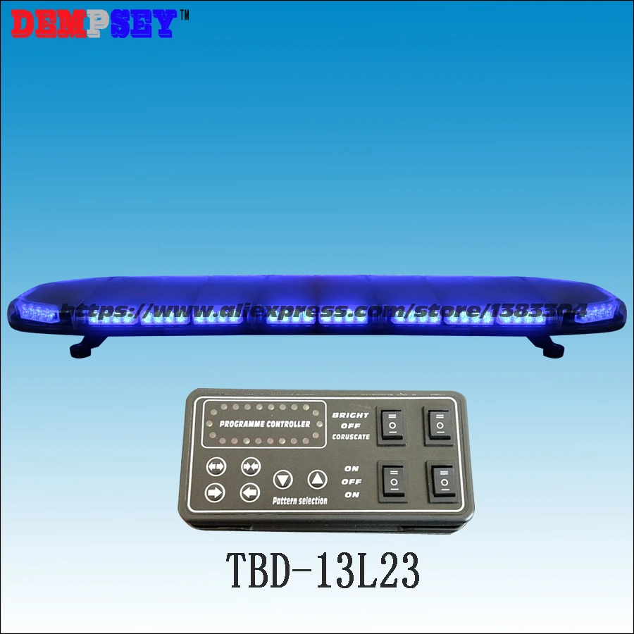 TBD-13L25 High quality LED Super bright lightbar,Blue&Red emergency light,Car Roof Flashing warning light