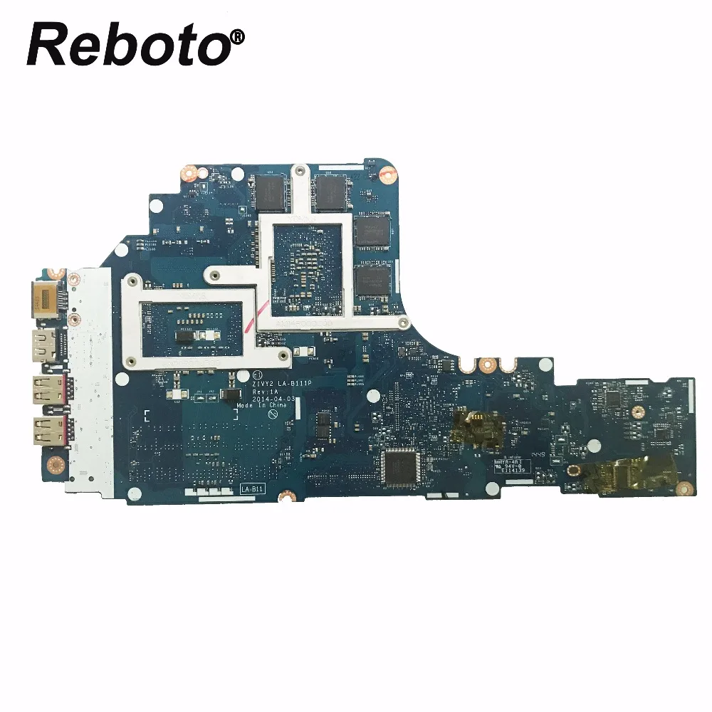 Reboto для Lenovo Y70-70 материнская плата ноутбука 5B20H29194 с i7-4720HQ 2 5 GHz CPU GTX 860M ZIVY2 LA-B111P 100%