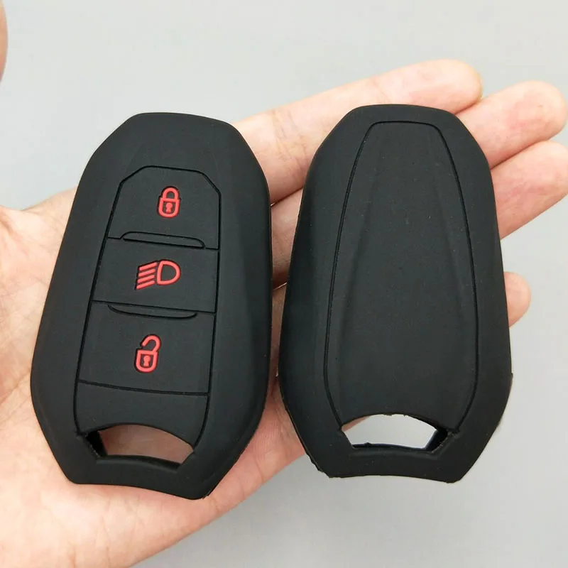 Для Peugeot 308 508 2008 3008 4008 5008 для Citroen smart remote 3 защитный силиконовый резиновый чехол