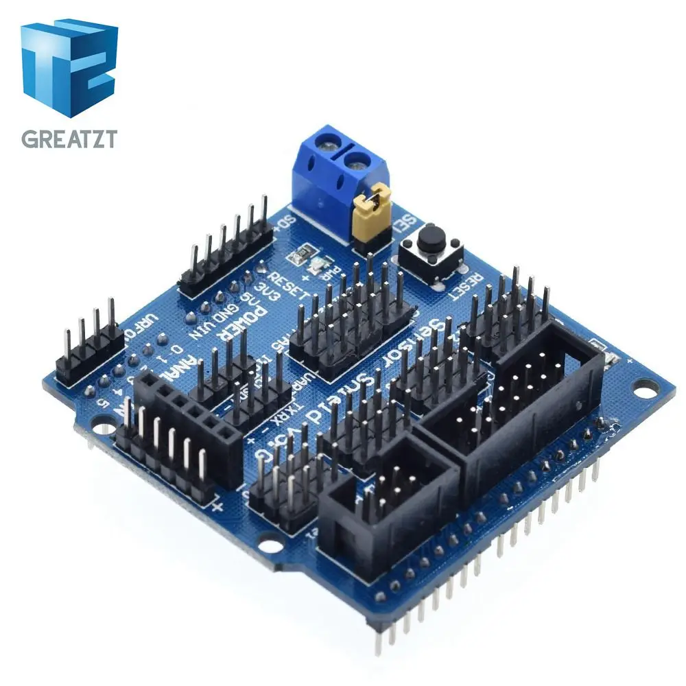 V5.0 сенсор Щит Плата расширения для arduino электронные строительные блоки робот