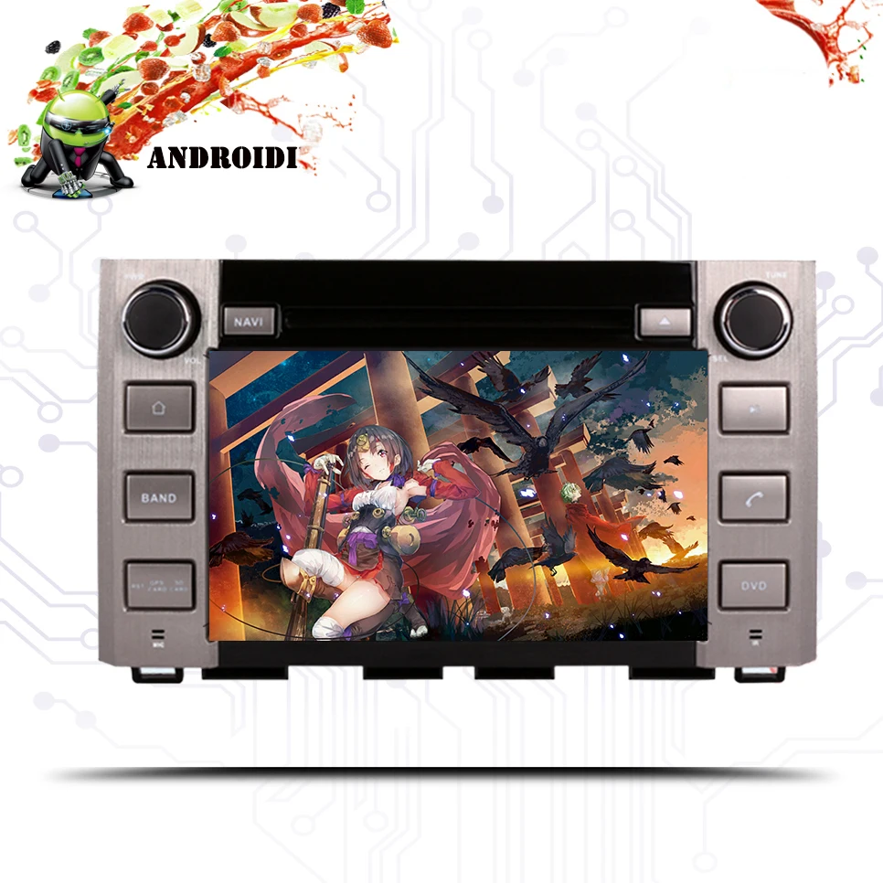 Android 9 0 Восьмиядерный 1024*600 автомобильный dvd плеер GPS ГЛОНАСС RDS радио wifi BT для Toyota