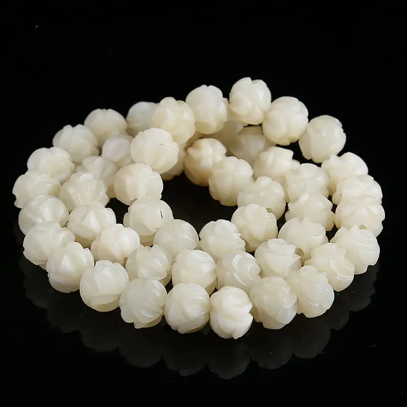 Оптовая продажа зеркальные бусины TSB0159 в виде лотоса 8/10/12/14 мм 108 бусин|beads lot|loose