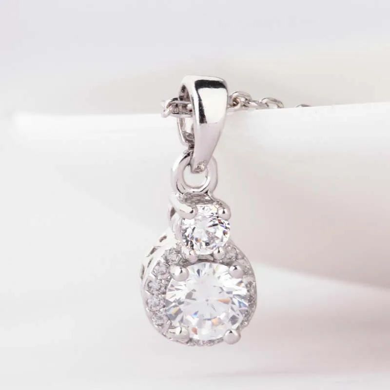 Цельнокроеное платье слайд AAA Циркон Подвеска цепи сплава ключицы колье Цепочки