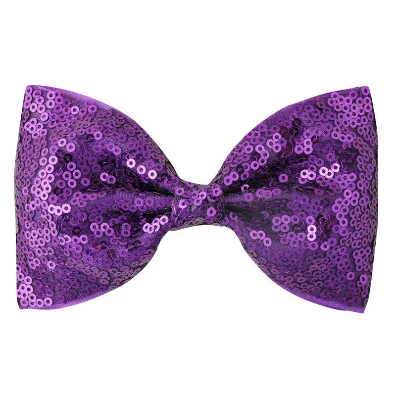Purple Милые 4,7 дюймовые заколки для волос для девочек, блестящие заколки для волос в форме русалки с блестками, эксклюзивные женские заколки для волос, шпильки для детских волос, аксессуары - Цвет: Purple