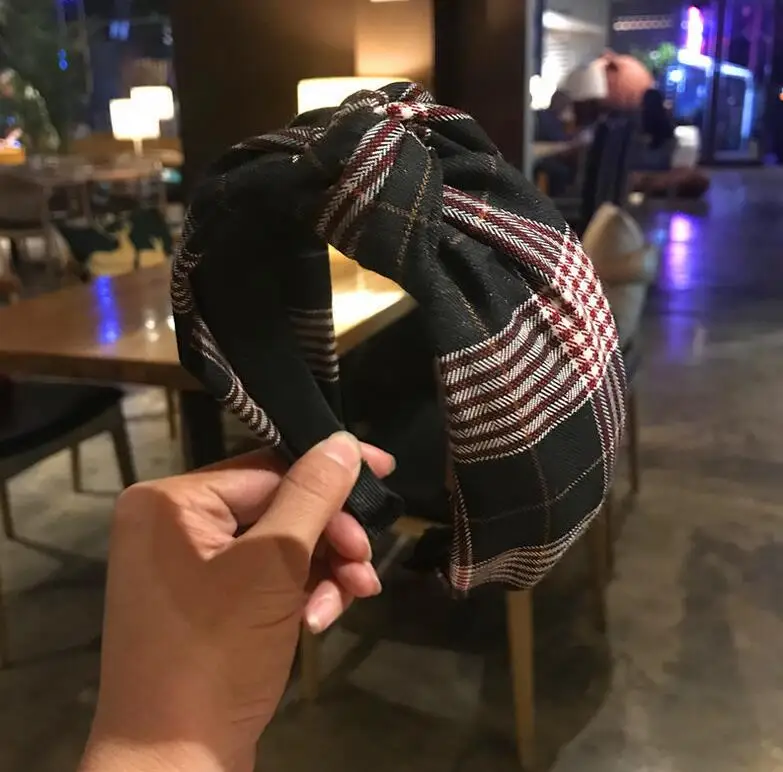 Ювелирные изделия ретро Залп сетки повязка на голову Средний узел hairwear 5 видов
