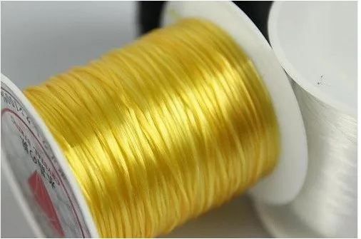 1 рулон высококачественные бриллианты 23 фута Стрейчевые прозрачные бусины нить