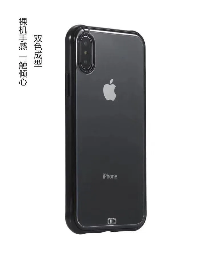 Ультра тонкий Crystal Clear кремния мягкий чехол для iPhone XS MAX XR X 10 противоударный бампер чехол для iPhone 8 7 6 6s плюс coque