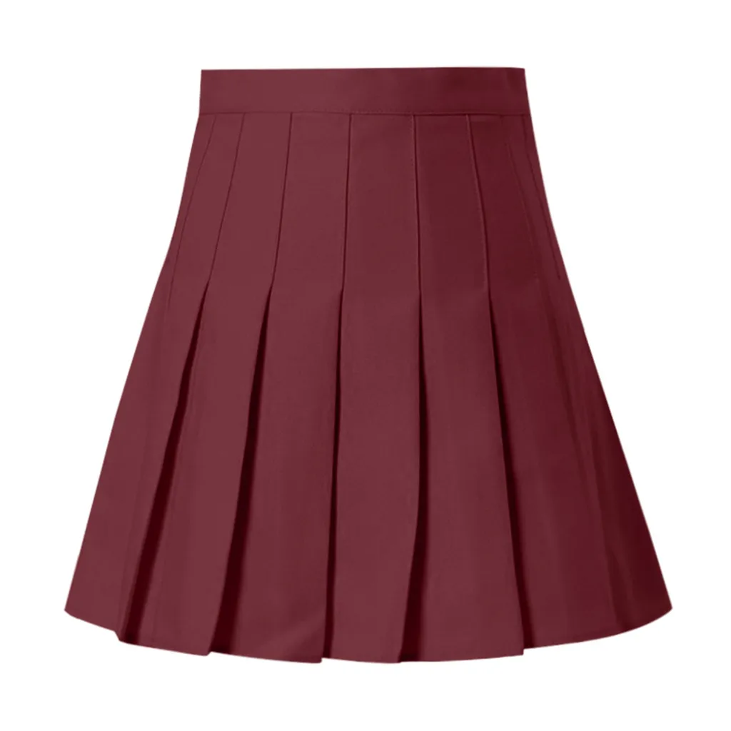 MISSOMO XS-XXL Юбки Женская плиссированная мини-юбка с высокой талией Повседневная теннисная юбка летняя юбка Корейская Студенческая одежда