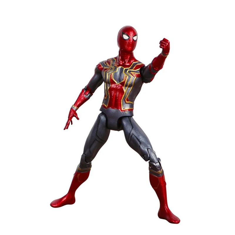Игрушки Marvel 2018 17 см Мстители Бесконечная война Человек паук ПВХ фигурки героев