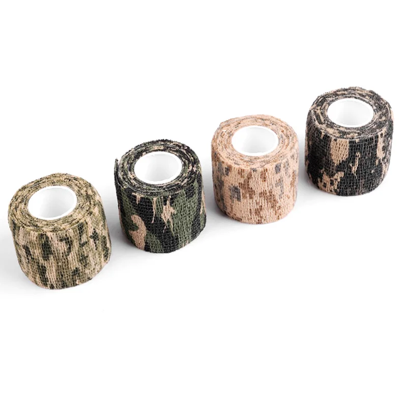 Самоклеящаяся Нетканая клейкая лента 8 рулонов камуфляжная водонепроницаемая