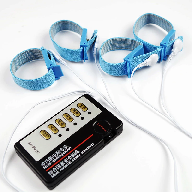 Мужской пенис удлинитель для увеличения электро/Электрический шок проводящие