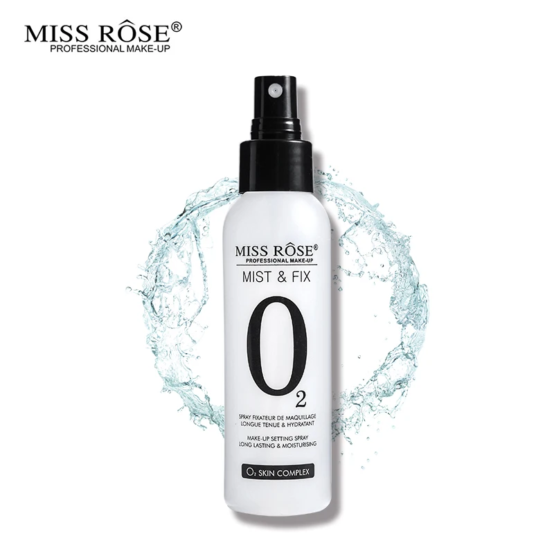 120 мл MISS ROSE бренд макияж набор основа для лица отделка Установка туман и фиксация спрей фиксированный макияж распыление увлажняющая косметика